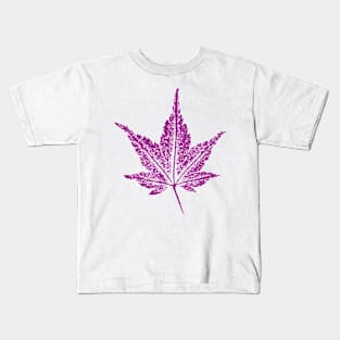 Japanese Maple Leaf Kids T-Shirt